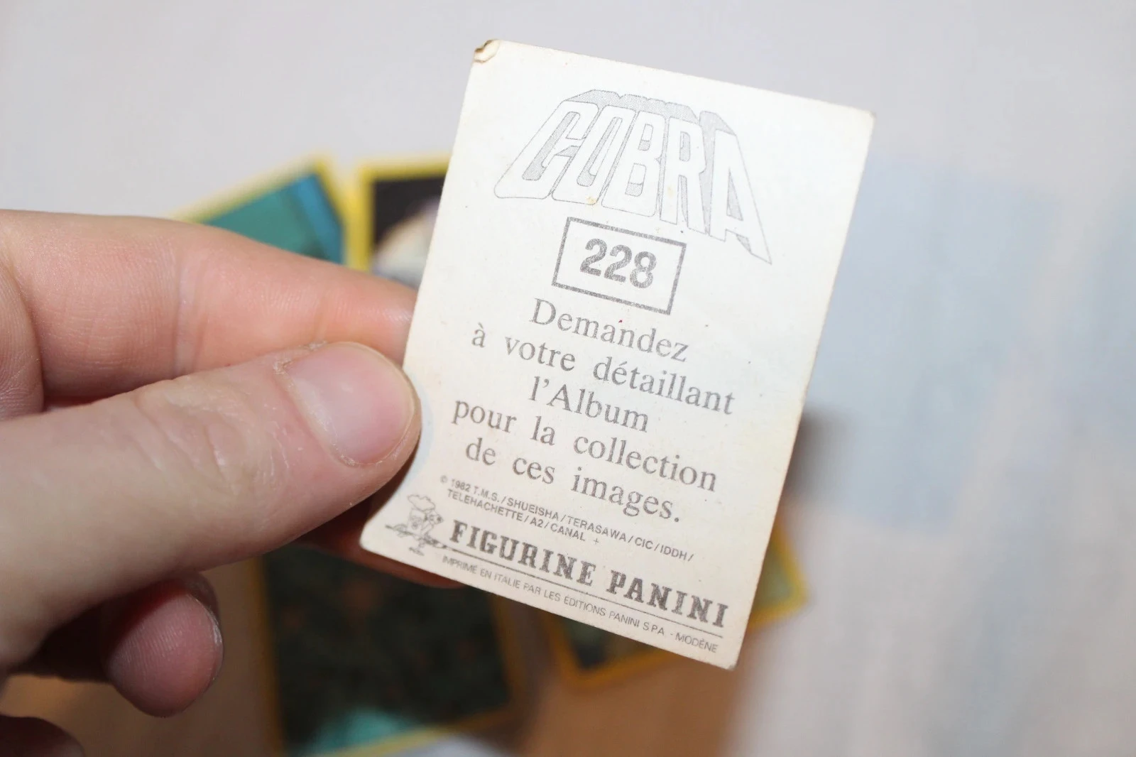 Lot x6 Stickers  Cobra 1982 – photo 2